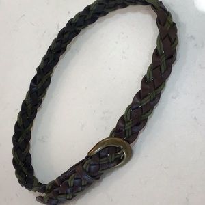 Two-toned Braided Belt